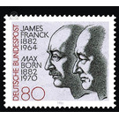 100th birthday from James Franck and Max Born  - Germany / Federal Republic of Germany 1982 - 80 Pfennig