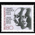 100th birthday from James Franck and Max Born  - Germany / Federal Republic of Germany 1982 - 80 Pfennig