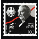 100th birthday of Dr.Ludwig Erhard  - Germany / Federal Republic of Germany 1997 - 100 Pfennig