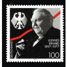 100th birthday of Dr.Ludwig Erhard  - Germany / Federal Republic of Germany 1997 - 100 Pfennig