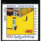 100th birthday of Erich Kästner  - Germany / Federal Republic of Germany 1999 - 300 Pfennig