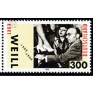 100th birthday of Kurt Weill  - Germany / Federal Republic of Germany 2000 - 300 Pfennig