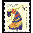 100th birthday of Mary Wigman  - Germany / Federal Republic of Germany 1986 - 70 Pfennig