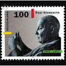 100th birthday of Paul Hindemith  - Germany / Federal Republic of Germany 1995 - 100 Pfennig