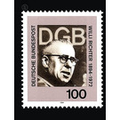100th birthday of Willi Richter  - Germany / Federal Republic of Germany 1994 - 100 Pfennig