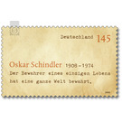 100th birthday von Oskar Schindler  - Germany / Federal Republic of Germany 2008 - 145 Euro Cent