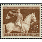 10th race for The Brown Band in Munich-Riem  - Germany / Deutsches Reich 1943 - 42 Reichspfennig