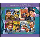 120th Anniversary of the Birth of Clark Gable - West Africa / Liberia 2021