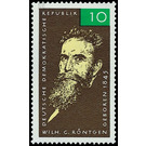 120th birthday of Wilhelm Röntgen  - Germany / German Democratic Republic 1965 - 10 Pfennig