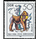 125 years of dresden zoo  - Germany / German Democratic Republic 1986 - 50 Pfennig