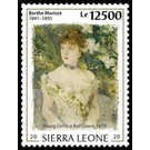 125th Anniversary of the Death of Berthe Morisot - West Africa / Sierra Leone 2020