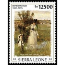 125th Anniversary of the Death of Berthe Morisot - West Africa / Sierra Leone 2020