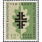 150 years  - Germany / Saarland 1958 - 1,200 Pfennig