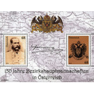 150 years of the Bezirkshauptmannschaften (District Commissions)  - Austria / II. Republic of Austria 2018