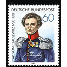 150th anniversary of death of Carl von Clausewitz  - Germany / Federal Republic of Germany 1981 - 60 Pfennig