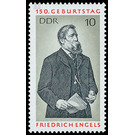 150th birthday of Friedrich Engels  - Germany / German Democratic Republic 1970 - 10 Pfennig