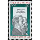 150th birthday of Friedrich Engels  - Germany / German Democratic Republic 1970 - 20 Pfennig