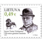 150th Birthday of Juozas Tumas-Vaižgantas, Author - Lithuania 2019 - 0.49