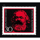 150th birthday of Karl Marx  - Germany / Federal Republic of Germany 1968 - 30 Pfennig