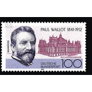 150th birthday of Paul Wallot  - Germany / Federal Republic of Germany 1991 - 100 Pfennig