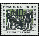 175th birthday of Friedrich Fröbel  - Germany / German Democratic Republic 1957 - 10 Pfennig