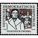 175th birthday of Friedrich Fröbel  - Germany / German Democratic Republic 1957 - 20 Pfennig