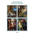 195th Anniversary of the Birth of Gustave Moreau - Central Africa / Sao Tome and Principe 2021