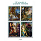 195th Anniversary of the Birth of Gustave Moreau - Central Africa / Sao Tome and Principe 2021