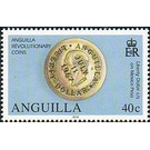 1967 Liberty dollar counterstruck on Mexican peso - Caribbean / Anguilla 2012 - 40