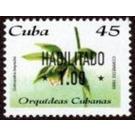 1995 Orchid Issue Overprinted HABILITADO & New Value - Caribbean / Cuba 2021