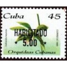 1995 Orchid Issue Overprinted HABILITADO & New Value - Caribbean / Cuba 2021