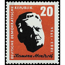 1st anniversary of death of Hermann Abendroth  - Germany / German Democratic Republic 1957 - 20 Pfennig