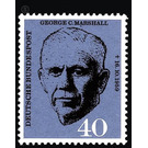 1st anniversary of the death of George C. Marshall  - Germany / Federal Republic of Germany 1960 - 40