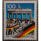 1st anniversary the opening of inner-German borders and the Berlin Wall  - Germany / Federal Republic of Germany 1990 - 100 Pfennig