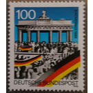 1st anniversary the opening of inner-German borders and the Berlin Wall  - Germany / Federal Republic of Germany 1990 - 100 Pfennig