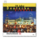 20 years German unity - self-adhesive  - Germany / Federal Republic of Germany 2010 - 55 Euro Cent
