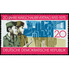 20 years Warsaw Treaty  - Germany / German Democratic Republic 1975 - 20 Pfennig