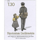 200 years of the k.k. Briefsammelstelle Balzers - Postman  - Liechtenstein 2017 - 130 Rappen