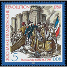 200th anniversary of the French Revolution  - Germany / German Democratic Republic 1989 - 5 Pfennig