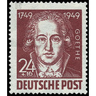 200th birthday  - Germany / Sovj. occupation zones / General issues 1949 - 24 Pfennig
