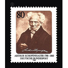 200th birthday of Arthur Schoppenhauer  - Germany / Federal Republic of Germany 1988 - 80 Pfennig