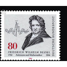200th birthday of Friedrich Wilhelm Bessel  - Germany / Federal Republic of Germany 1984 - 80 Pfennig