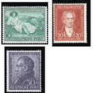 200th birthday of Johann Wolfgang von Goethe  - Germany / Western occupation zones / American zone 1949 Set