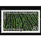 25 years german world hunger aid  - Germany / Federal Republic of Germany 1987 - 80 Pfennig