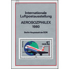 25 years Inter flight: International Airmail Exhibition  - Germany / German Democratic Republic 1980