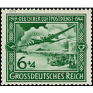 25 years of German airmail service  - Germany / Deutsches Reich 1944 - 6 Reichspfennig