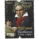 250th Anniversary of Birth of Ludwig von Beethoven - Portugal 2020 - 0.91