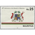 25th Anniversary of the Republic - East Africa / Mauritius 2017 - 25