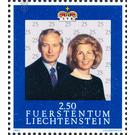 25th wedding anniversary  - Liechtenstein 1992 - 200 Rappen