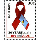 30 Years against HIV and AIDS - Caribbean / Saint Lucia 2011 - 30